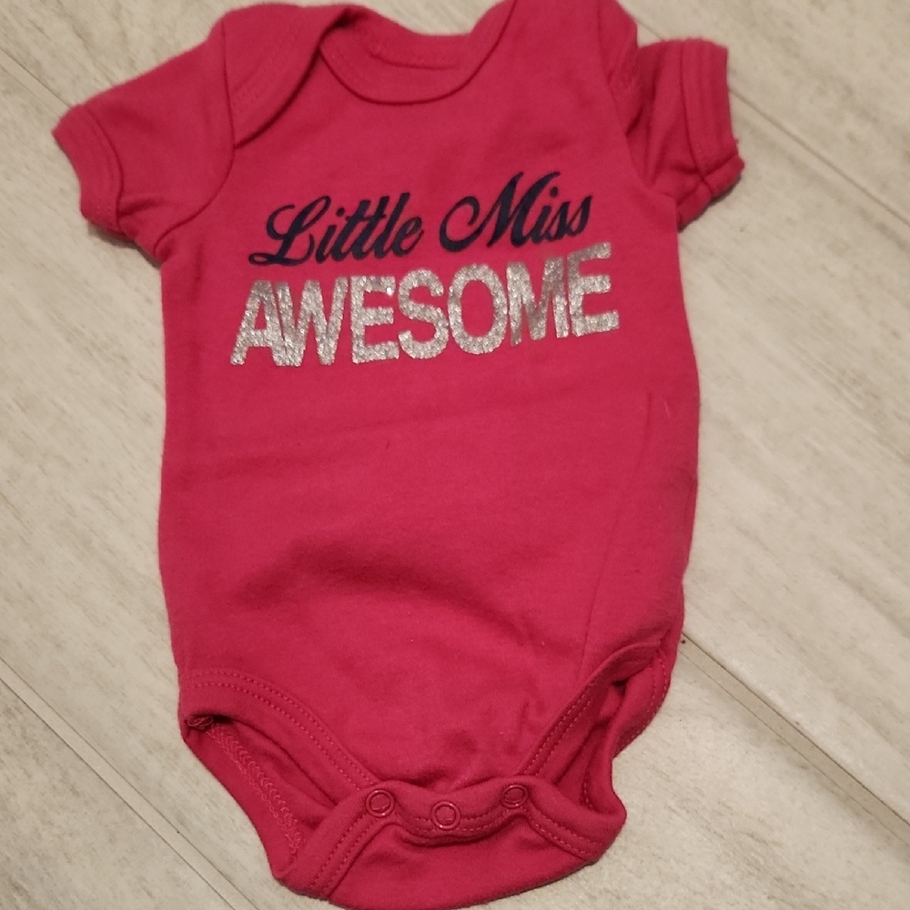 🐻 Swiggles Pink 'Little Miss Awesome' Bodysuit